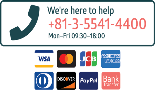 Call us at +81-3-5541-4400